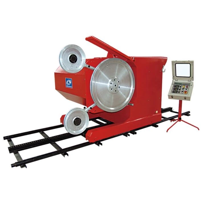 Cutting Basalt, Marble, Granite Diamond Wire Saw Machine For Stone
